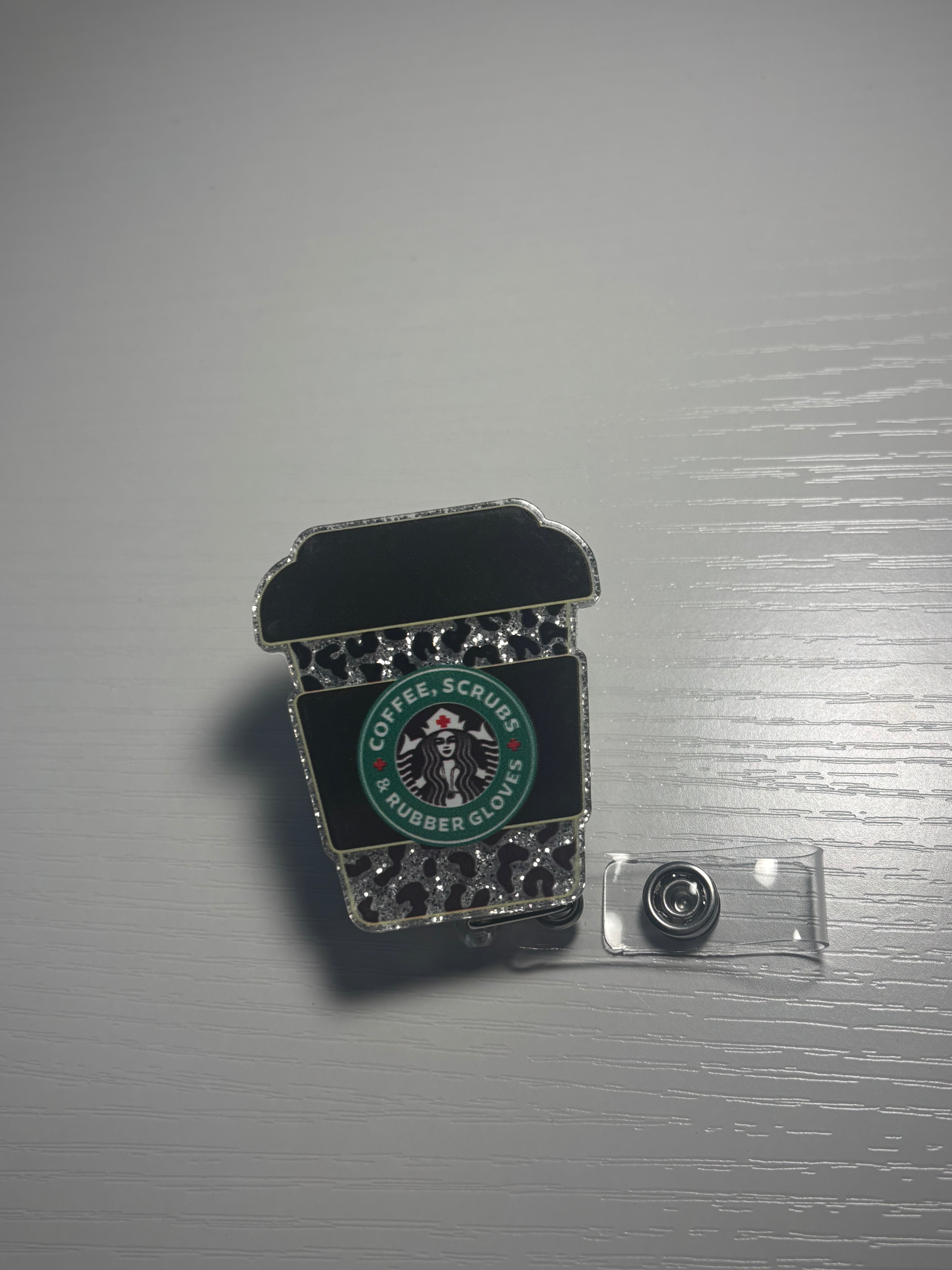 Black Starbucks Badge