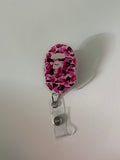 Pink Camo Logo Badge Reel