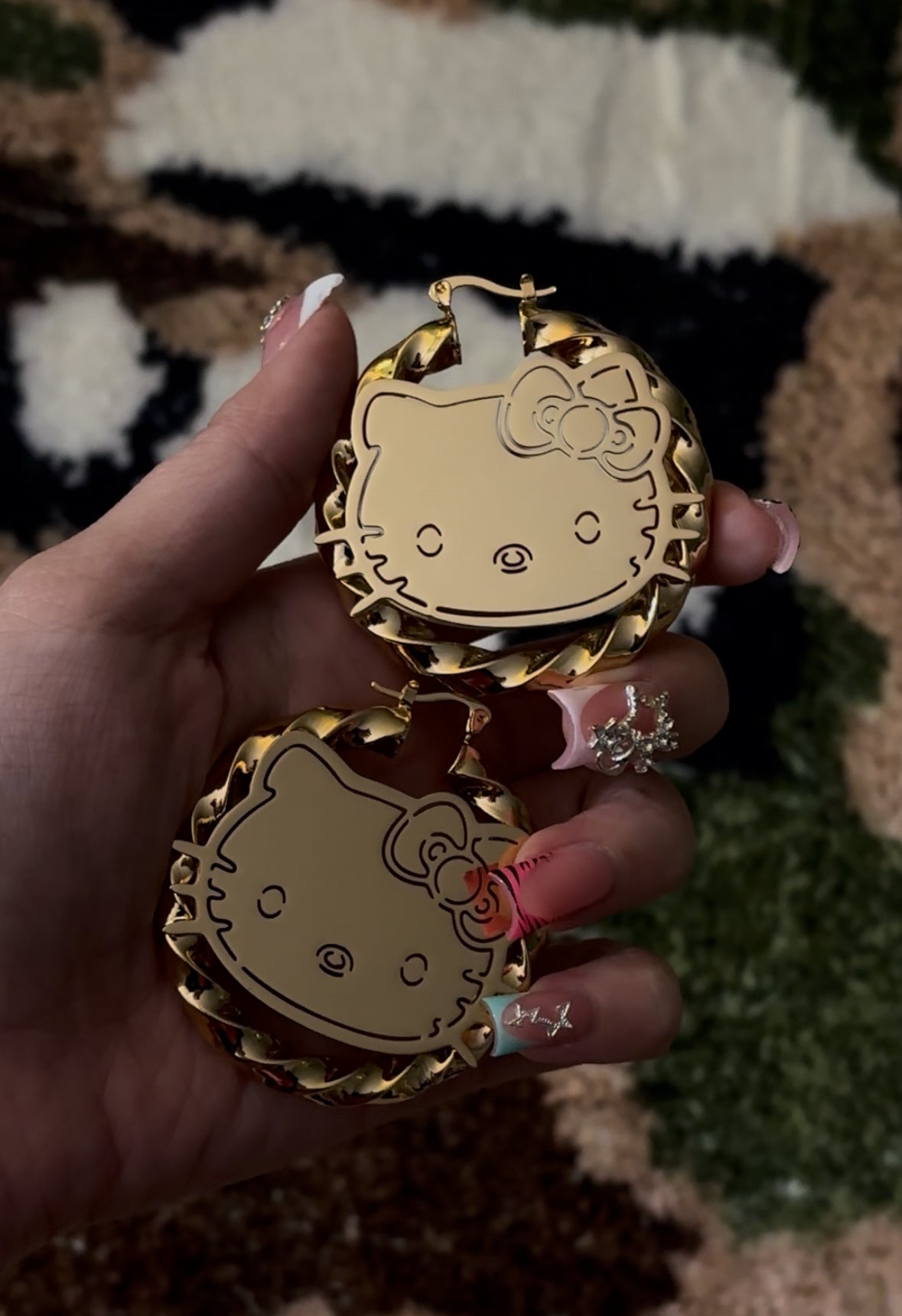 Hello Kitty Hoop Earrings
