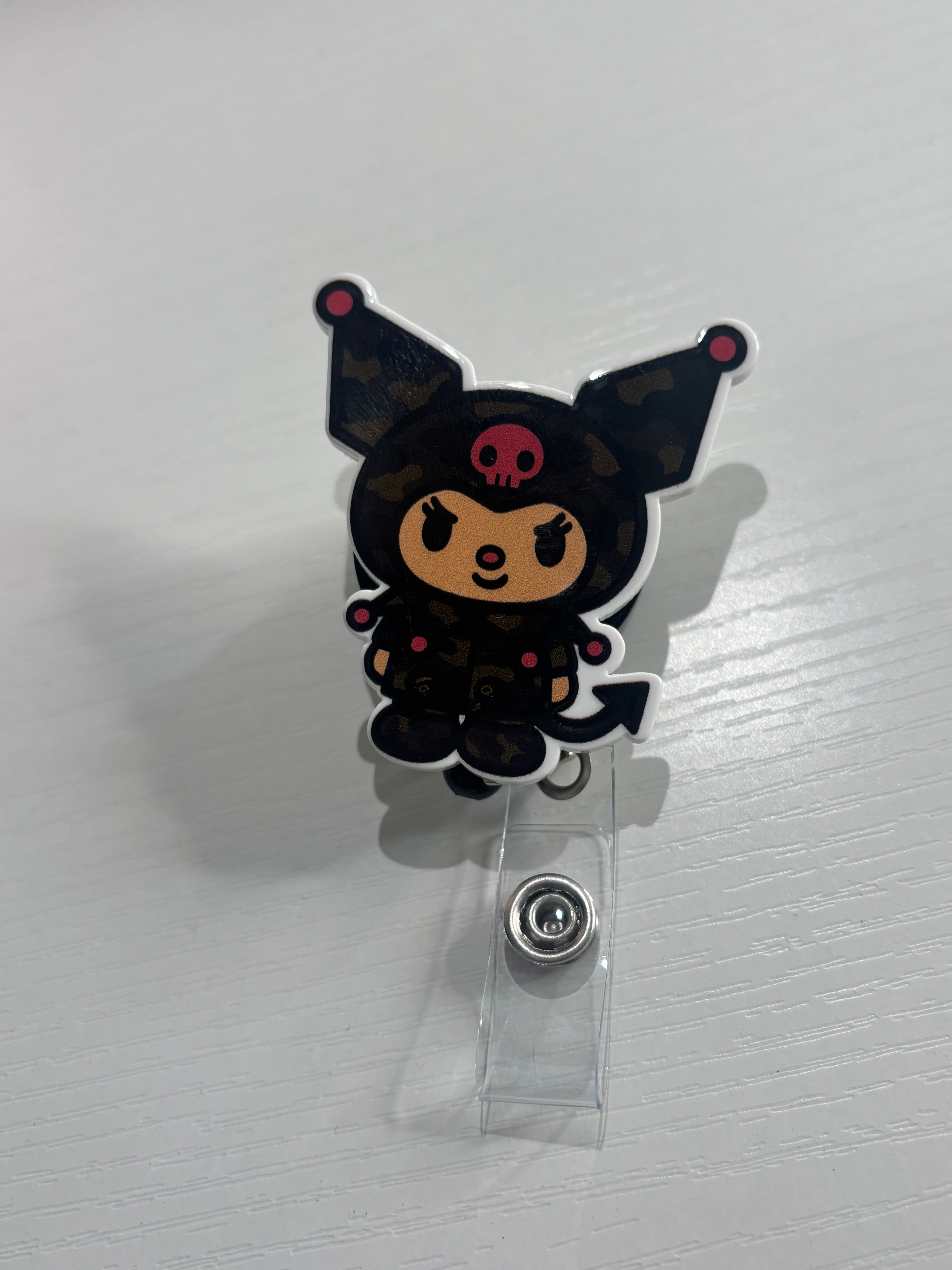 Kuromi Badge Reel